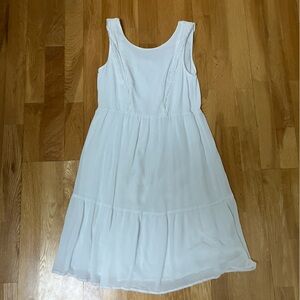 Seraphine White Maternity & Nursing Mini Dress